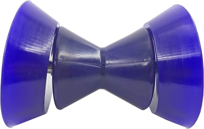Wonwopn 3 Inch 4Inch Boat Trailer Roller Assembly Bow Stop Bell Roller with 1/2 Inch Shaft, 3 Inch Roller fits 3 Inch Bracket, 4 Inch Roller fits 4 Inch Bracket, Polyurethane - Image 1
